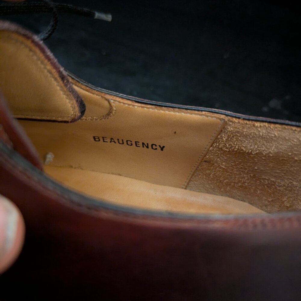 Finsbury Collection Vendome Men's Brown Leather Cap toe Oxfords EU 45.5 US 11.5 - Picture 11 of 14